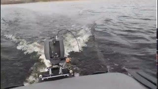 Yamaha 2CMHS на Хантер-280ЛТ. Первый, пробный заплыв на Горбатом разрезе.