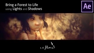 How To Bring a Forest to Life with Lights & Shadows in Adobe After Effects | Animation Tutorial