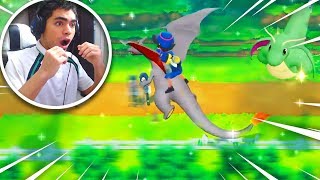 EPIC RÉACTION INCROYABLE DRACOLOSSE SHINY SUR POKÉMON LET'S GO