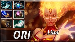 Lina Dota 2 Pro Gameplay By ORI 8800 MMR