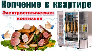 КОПЧЕНИЕ В КВАРТИРЕ - ЭЛЕКТРОСТАТИЧЕСКАЯ КОПТИЛЬНЯ «ЭЛЕКТРА»