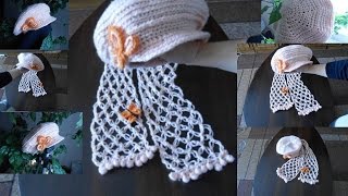 Весенняя шапка  крючком