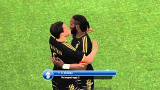 Pro Evolution Soccer 2016 best goal ~Didier Drogba~ "my club"