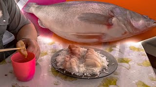САШИМИ ИЗ СУДАКА СЫРАЯ РЫБА НА РЕДЬКЕ ДАЙКОН