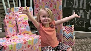 PARKER'S 3RD BIRTHDAY! | PRESENT OPENING!?