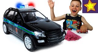 Машинки с Мигалками Мерседес ФСБ Распаковка игрушки Kids toys video