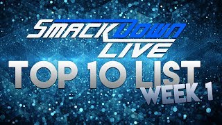 Smackdown Live Top 10 Week 1 Revealed