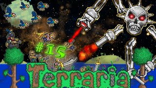 Выживание в Terraria - Опасный Скелетрон Прайм и атака пиратов #15