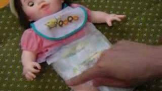 Method of substituting diaper～おむつの取り換え方