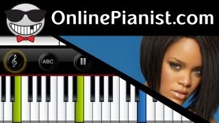 Rihanna - Stay (Unapologetic Album) - Piano Tutorial