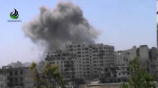 قصف عنيف على حمص المحاصرة 29 6 2013 هااام