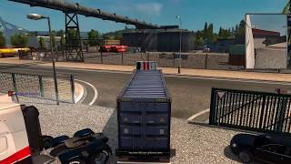 2 часа проезжал дорогу дураков - очень трудный рейс в euro truck simulator 2 мультиплеер!