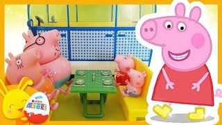 Peppa Pig et George font du Camping Car - Touni Toys Titounis