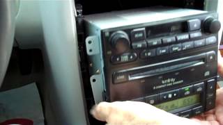 How to Kia Amanti Car Stereo Removal 2004 - 2006 replace tape 6 cd changer Infinity