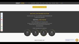 INGOT COIN ICO. New generation!