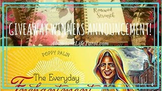 Giveaway Winners Announcement!