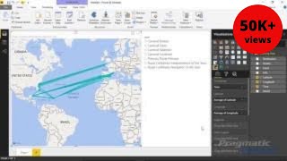 Power BI Custom Visuals -  Route Map