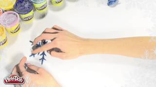 Play-Doh Russia Как слепить Снежинки из пластилина Play-Doh