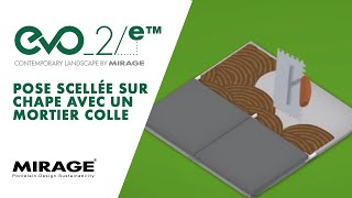 Didacticiel Evo_2/e | Pose scellée sur chape avec un mortier colle