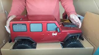 Coche RC Rock Crawler 1:10 escala 4wd coche camión monstruo Rock crucero orugas 4x4 gran Jeep