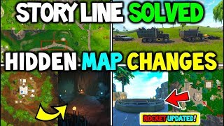 *NEW* Fortnite "NEW MAP CHANGES" Rocket LAUNCHED! + Dusty Caves? (SEASON 4 STORY LINE EXPLAINED)