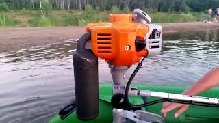 CARVER MHT-3,8S и глушитель от SUZUKI + UREX 320K + скорость + обороты