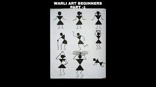 WARLI ART for beginners ||part-1||