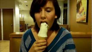 Girl Eats Ice Cream