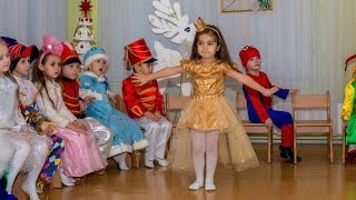 Танец золотых рыбок, средняя группа Новогодний утренник в детском саду
