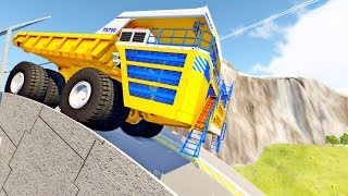 Белаз и трамплин новое видео для детей игра beamng drive