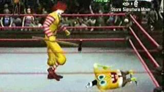 Spongebob vs. Ronald Mcdonald - FCA match - DCW pt.2
