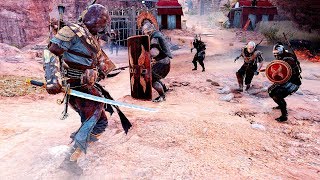 Assassin's Creed Origins Legendary Katana Combat & Cupid's Bow Killing Spree