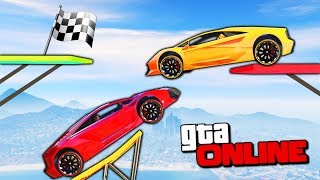 КООПЕРАТИВНЫЙ СКИЛЛ ТЕСТ - ГОНКИ В GTA 5 ONLINE ПАРНЫЙ ПАРКУР ( ГТА 5 ГОНКИ )