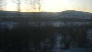 Река Нюкжа на закате. К северо-западу от Чильчи