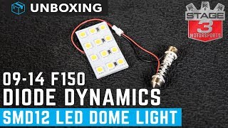 2009-2014 F150 Diode Dynamics SMD 12 LED MAP Light Board Overview