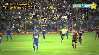 Boca 4 - Newells 1 /Torneo Transición 2016