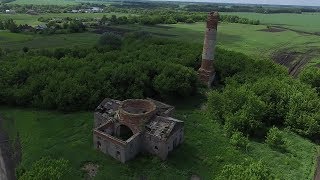 Заброшенная церковь Иоанна Предтечи, колокольня маяк. Ивановка Добринский район.