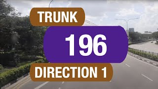 Singapore SBS Transit Trunk Bus 196 (Direction 1) Hyperlapse