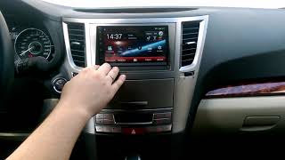 FlyAudio G8000H01 в автомобиле SUBARU Outback 2012