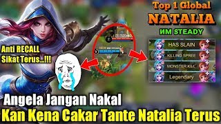 Kasihan Angela Di Buat Galau Sama Natalia | Cara Cyduknya GG Badai - Top 1 Global Natalia им sᴛᴇᴀᴅʏ