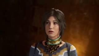 Shadow of the Tomb Raider - Hidden City: Lara Croft Sees Paititi Cutscene Blue Heron Tunic (2018)