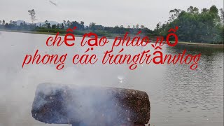 Chế tạo pháo giấy theo phong cách Tráng trần