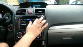 FlyAudio G7042F01 в автомобиле SUBARU Forester 2014