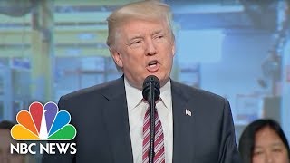 President Donald Trump Addresses National Association of Manufacturers (Full) | NBC News