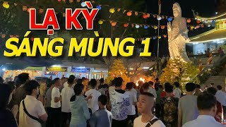 Cảnh tượng KÌ LẠ SÁNG MÙNG 1 - Chùa VĨNH NGHIÊM chen chúc người CHIÊM BÁI I cuộc sống sài gòn