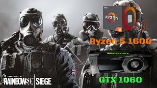 Rainbow Six Siege Min Vs Max Settings GTX 1060