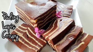 RESEP PUDING LAPIS CRISPY CRACKERS