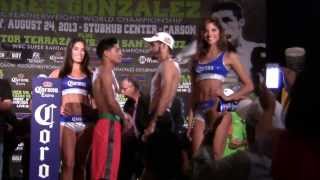 Abner Mares vs Jhonny Gonzalez (weigh-in)