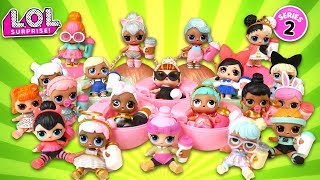 FULL SET OF LOL SURPRISE DOLLS SERIES 2 WAVE 1- BIG SISTERS WITH WEIGHTS