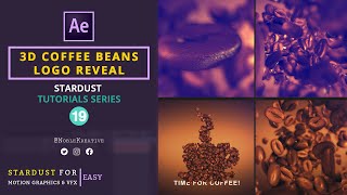 HOW TO Make a 3D Coffee Beans Logo Reveal in After Effects